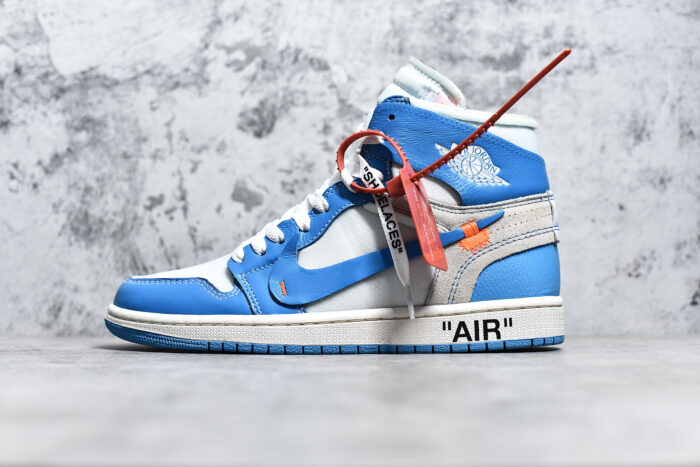 Off-White x Air Jordan 1 Retro High OG ‘UNC’ University Blue Crossreps