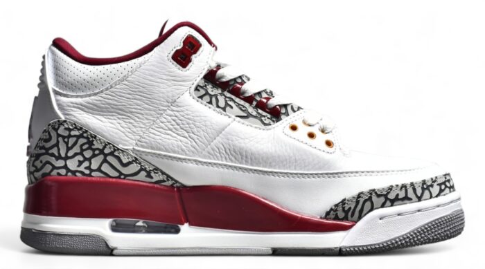 Jordan 3 Retro Cardinal Red Crossreps