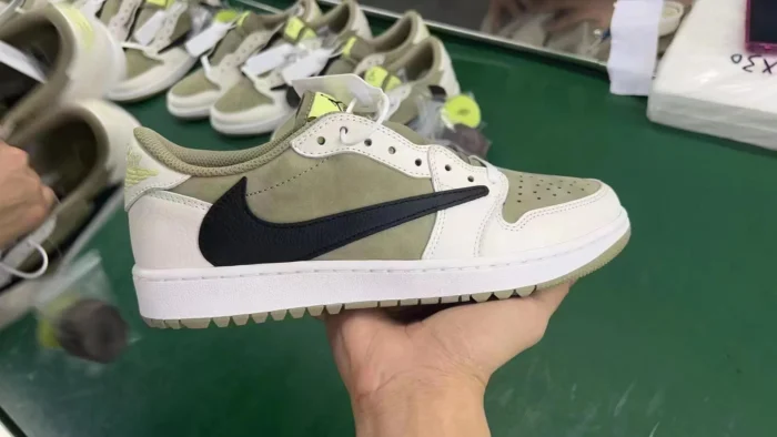 jordan 1 travis scott neutral olive golf reps