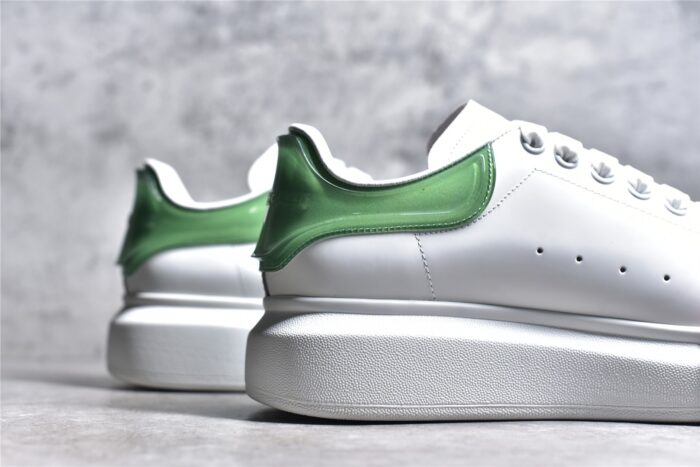 Alexander McQueen Oversized Sneaker WhiteGreen crossreps