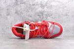 NK Dunk Low Off-White University Red CT0856-600 crossreps