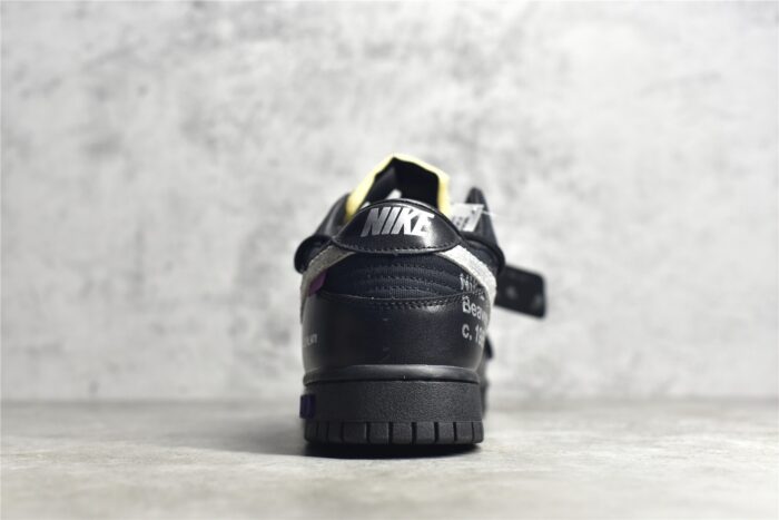 Dunk Low x Oof-Whi*e “The 50” Collection Black DM1602-001 crossreps