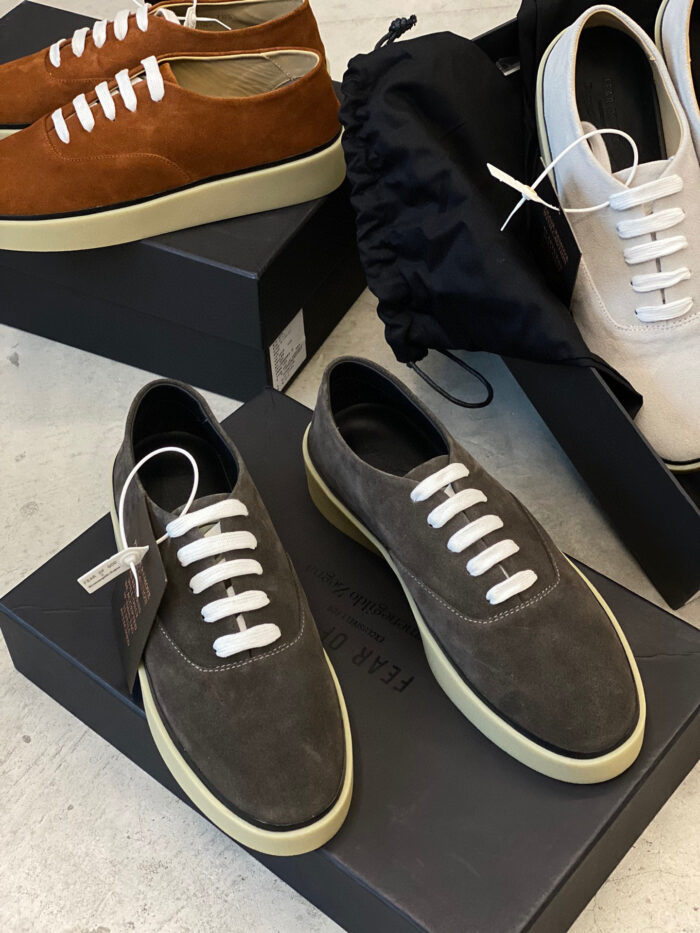 F0G X zegna Suede Sneakers crossreps