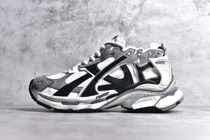 Balenciaga Runner Sneaker In GreyWhiteBlack crossreps