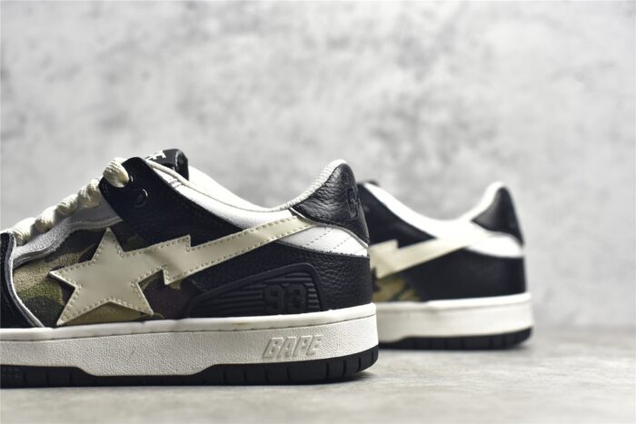 BAPE STA SK8 - black camo crossreps