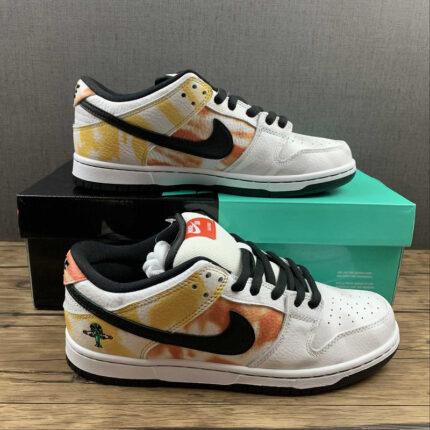 SB Dunk Low Raygun Tie-Dye White BQ6832-101 crossreps