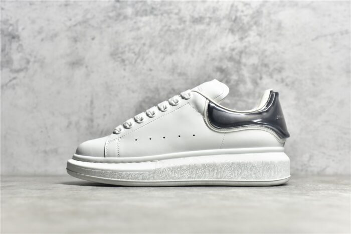 Alexander McQueen Oversized Sole Sneaker Clear Gray Heel crossreps