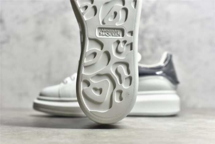 Alexander McQueen Oversized Sole Sneaker Clear Gray Heel crossreps