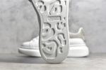 Alexander McQueen Oversized Sole Sneaker Gray Suede Heel crossreps