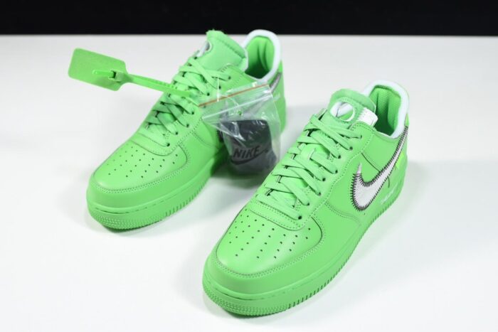 Air Force 1 Low Off-White Light Green Spark DX1419-300 crossreps