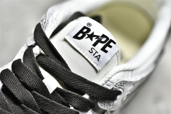 BAPE SK8 Sta Low - white black crossreps