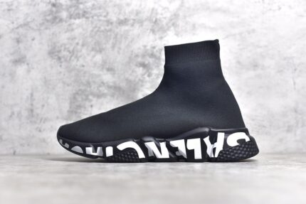 Balenciaga Speed Sneaker Black White crossreps