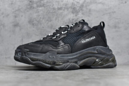 Balenciaga Triple S Clear Sole Black crossreps