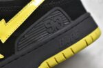 BAPE STA SK8 - black yellow crossreps