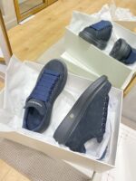 Alexander McQueen Oversized Sole Sneaker Navy crossreps