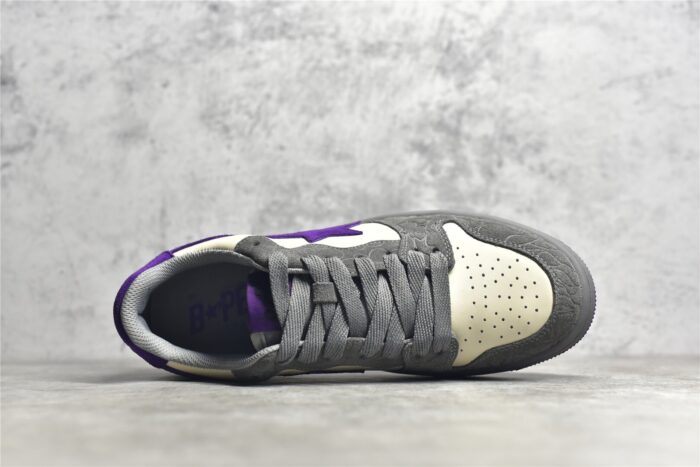 BAPE STA SK8 - grey purple crossreps