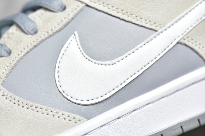 SB Dunk Low Summit White Wolf Grey crossreps