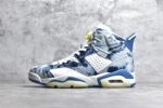 Jorden 6 Retro Cow Boy Blue Crossreps