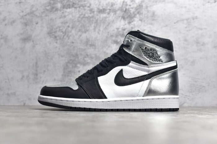 Air Jordan 1 Black Silver Crossreps