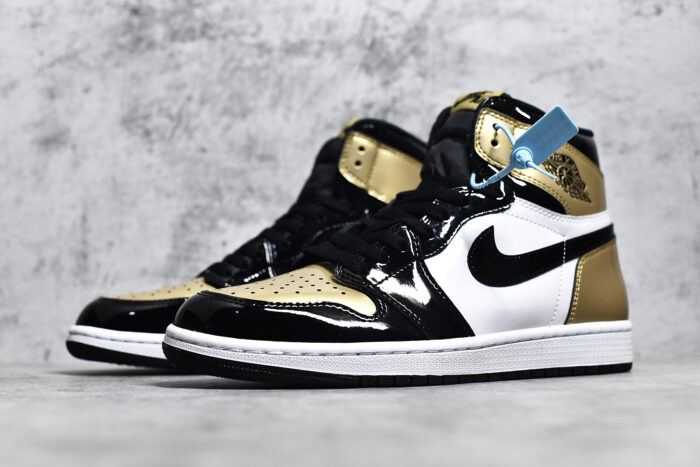 Air Jordan 1 High NRG Patent Gold Toe Crossreps