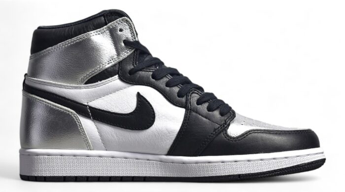 Air Jordan 1 Black Silver Crossreps