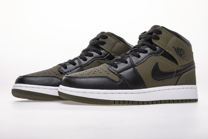 Jordan 1 Mid Olive Canvas Crossreps