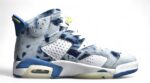 Jorden 6 Retro Cow Boy Blue Crossreps