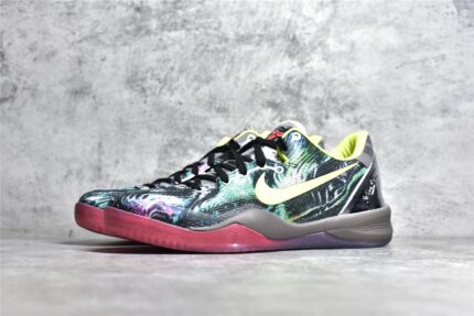 NIKE KOBE VIII 8 PRELUDE MULTICOLOR/VOLT/CHROME REFLECTION crossreps