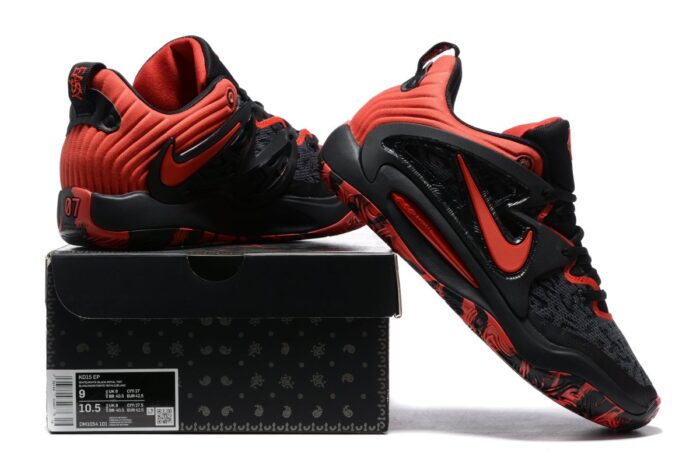 NIKE KD 15 x BLACK UNIVERSITY RED crossreps