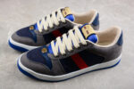 Gucci Low-Top Sneaker with Grey and Blue Accents crossreps