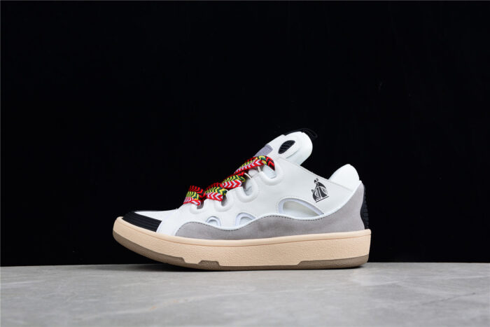 Lanvin Curb Leather Sneakers crossreps