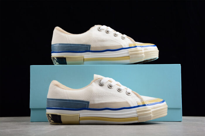 Lanvin Off-White Vulcanized Mlted Sneakers crossreps