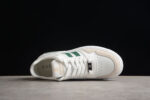 Gucci White and Beige Sneakers with Green Stripes crossreps