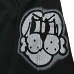 24ss Graffiti Dog's Head Logo Short crossreps