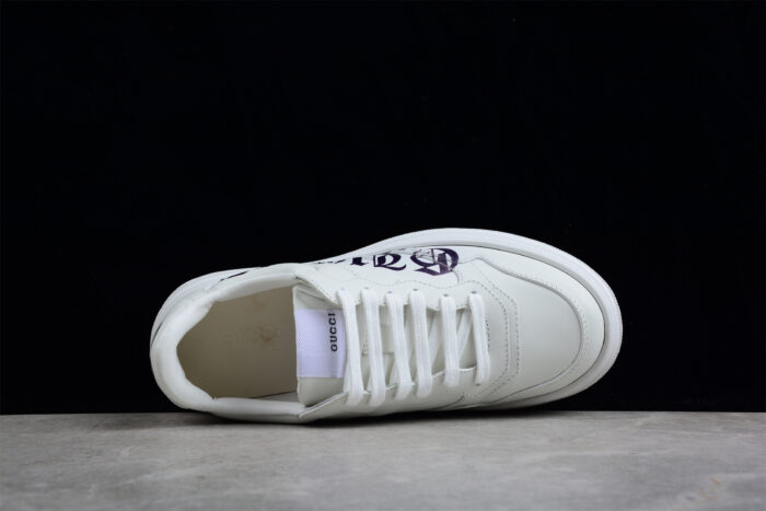 Gucci Script Logo Sneaker - White crossreps