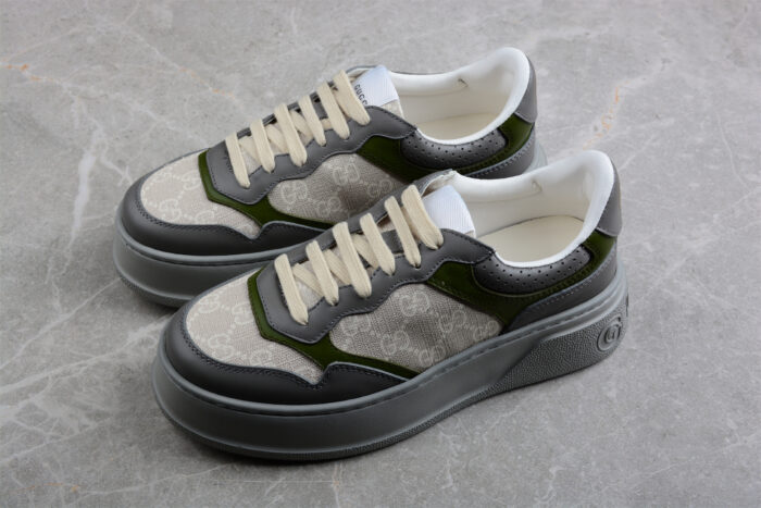 Gucci Rhyton GG Sneaker - Green and Gray crossreps