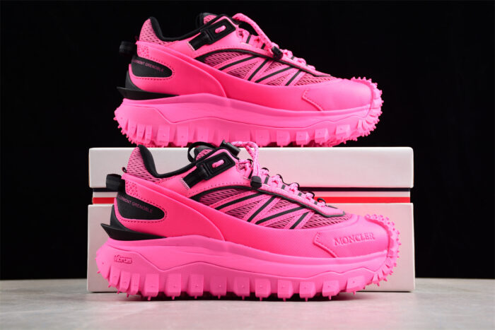 Moncler Trailgrip GTX - Neon Pink and Black crossreps