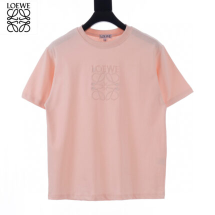 Loewe Embroidery Big Logo Pure Color T-Shirt crossreps