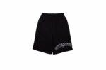 22SS Arc Shaped Patch Embroidery Logo Short crossreps