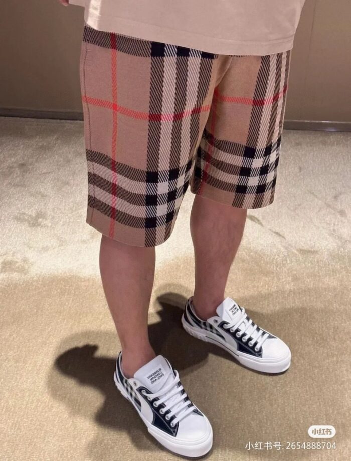 24ss Plaid Knit Short crossreps