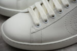 Gucci Ace Leather Sneaker with Grey Heel Tab crossreps