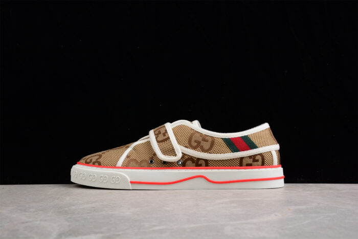 Gucci GG Canvas and Mesh Velcro Sneaker crossreps