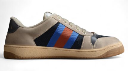 Gucci Screener Beige and Blue GG Sneaker crossreps