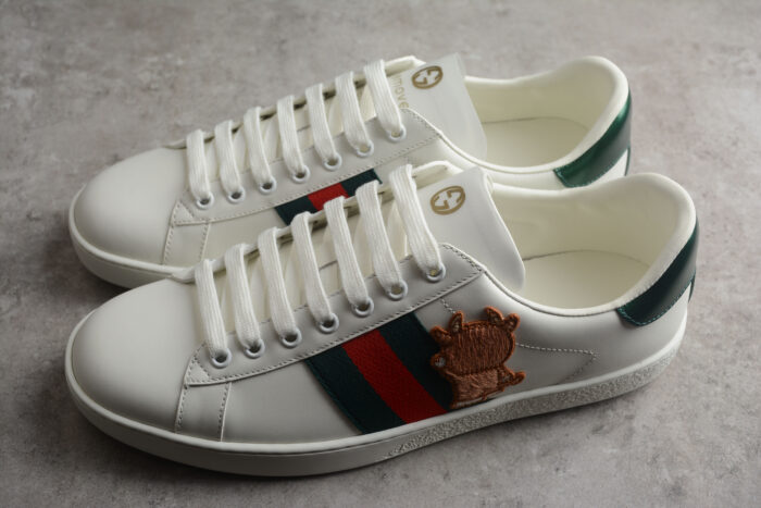 Gucci Ace Sneaker - Green and Red Web crossreps