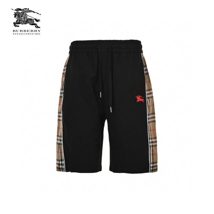 Embroidery Warhorse Logo Side Joint Plaid Short crossreps