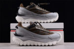 Moncler Trailgrip GTX Sneakers in Brown and Gray with Gore-Tex Technology crossreps