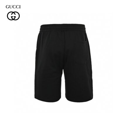 Embroidery Double G Signature Logo Cotton Short crossreps