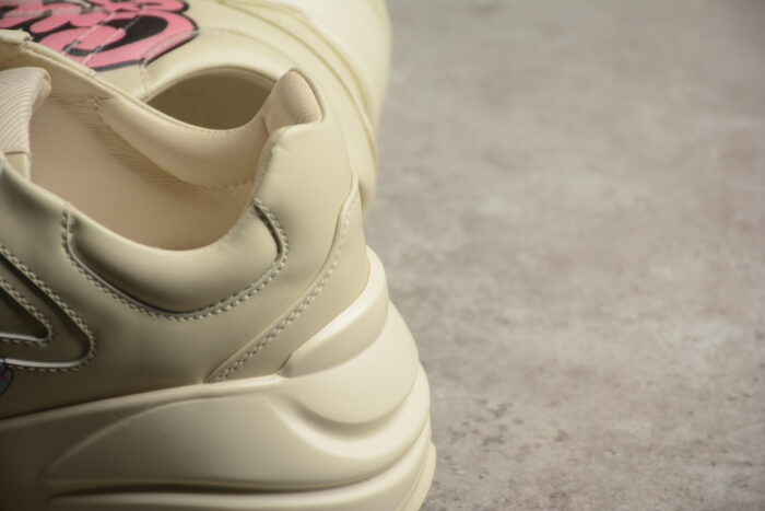 Gucci All-Beige Chunky Sole Sneakers crossreps