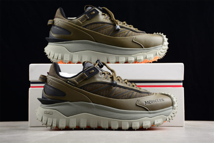 Moncler Trailgrip GTX - Olive and Gray crossreps