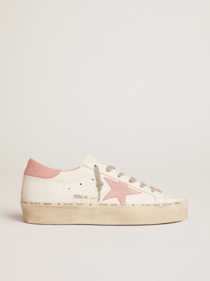 Hi Star with suede star and old rose leather heel tab crossreps